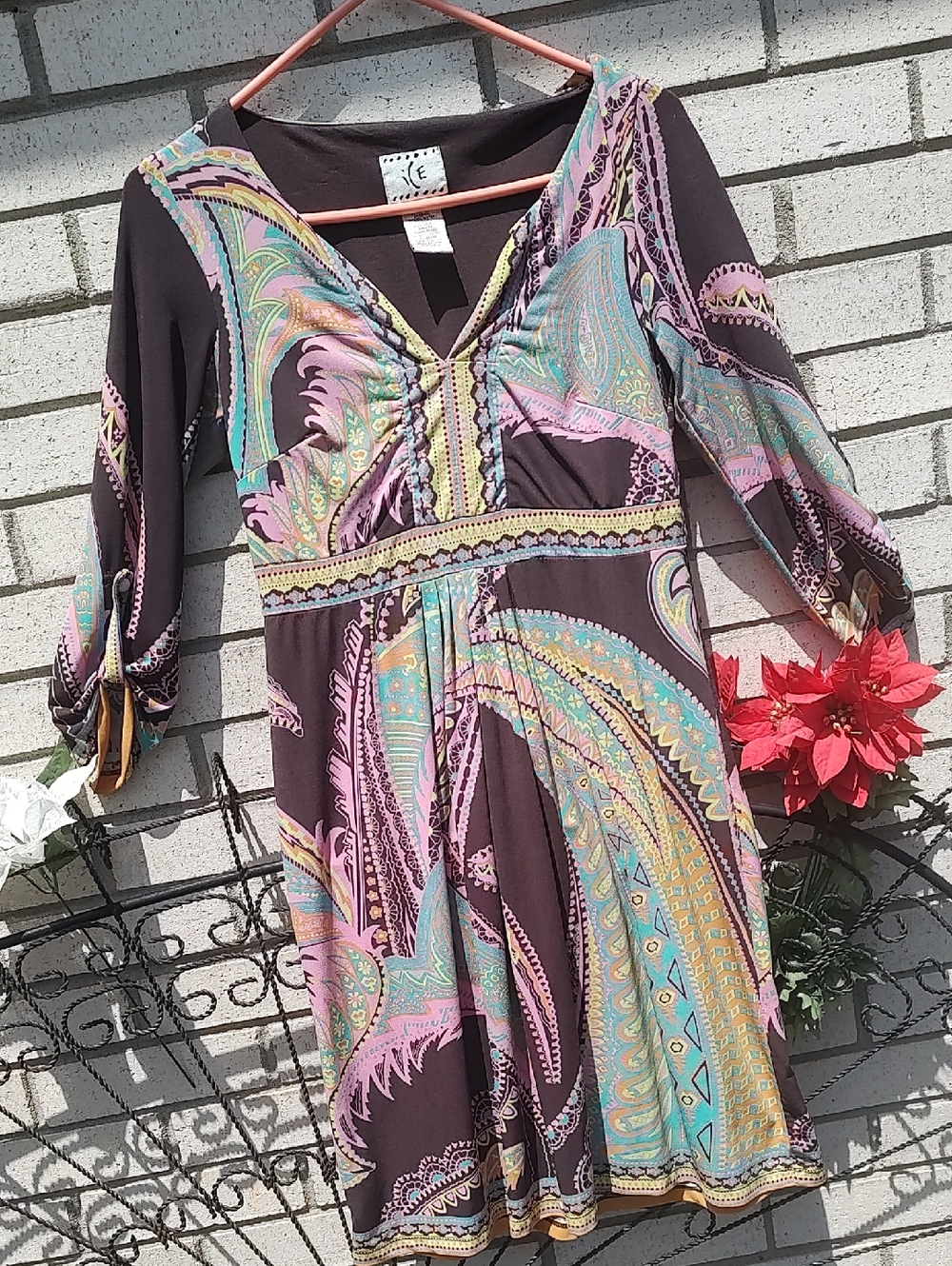 Fall Brown/Pink Dress